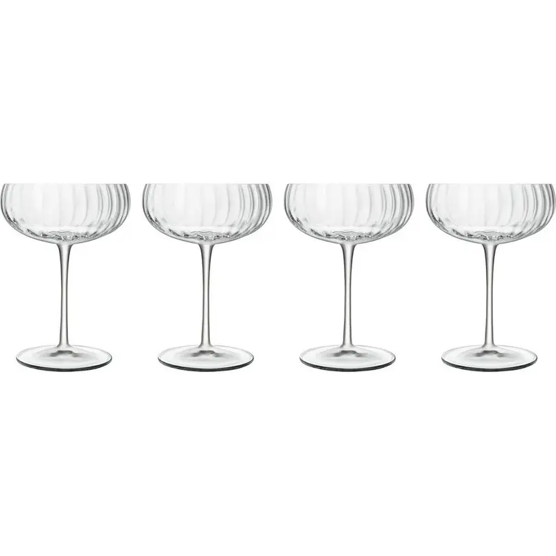 Champagnerglas 4er-Set Optica