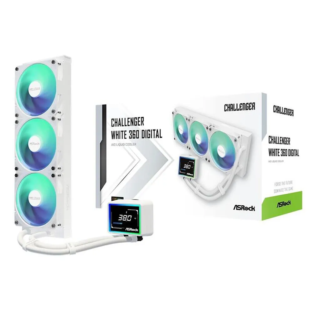Asrock Challenger White 360 Digital liquid cooling