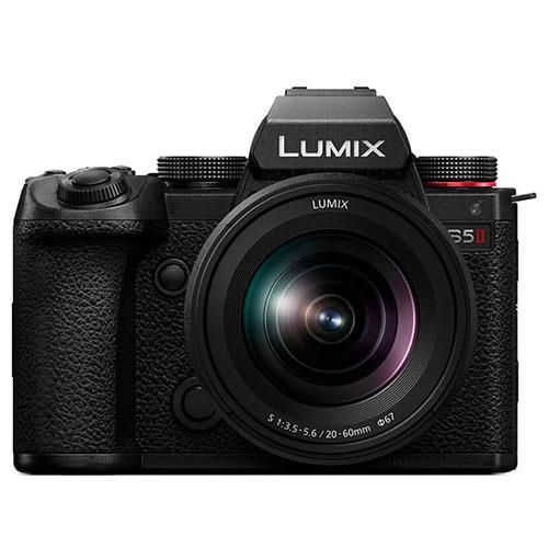 Panasonic Lumix S5 II Mirrorless Camera with Lumix S 20-60mm and 50mm Lenses