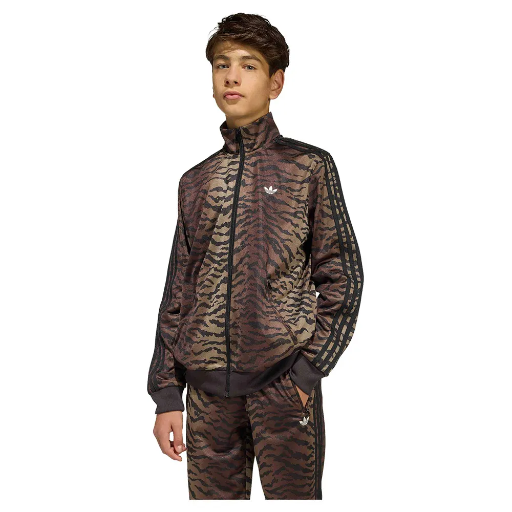 adidas Originals Firebird Loose AOP full zip sweatshirt