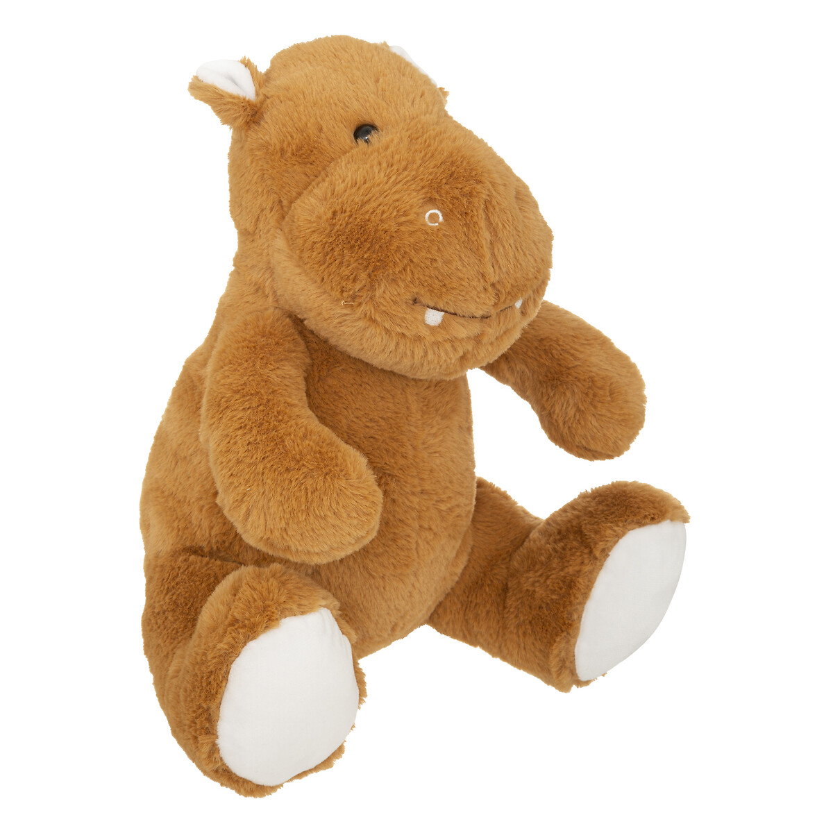 Kids plush "Hippo" Brown, 28x30 cm