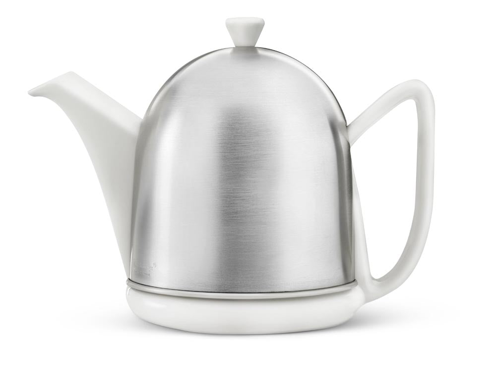Bredemeijer - Theepot Cosy Manto 1,0L wit, mat