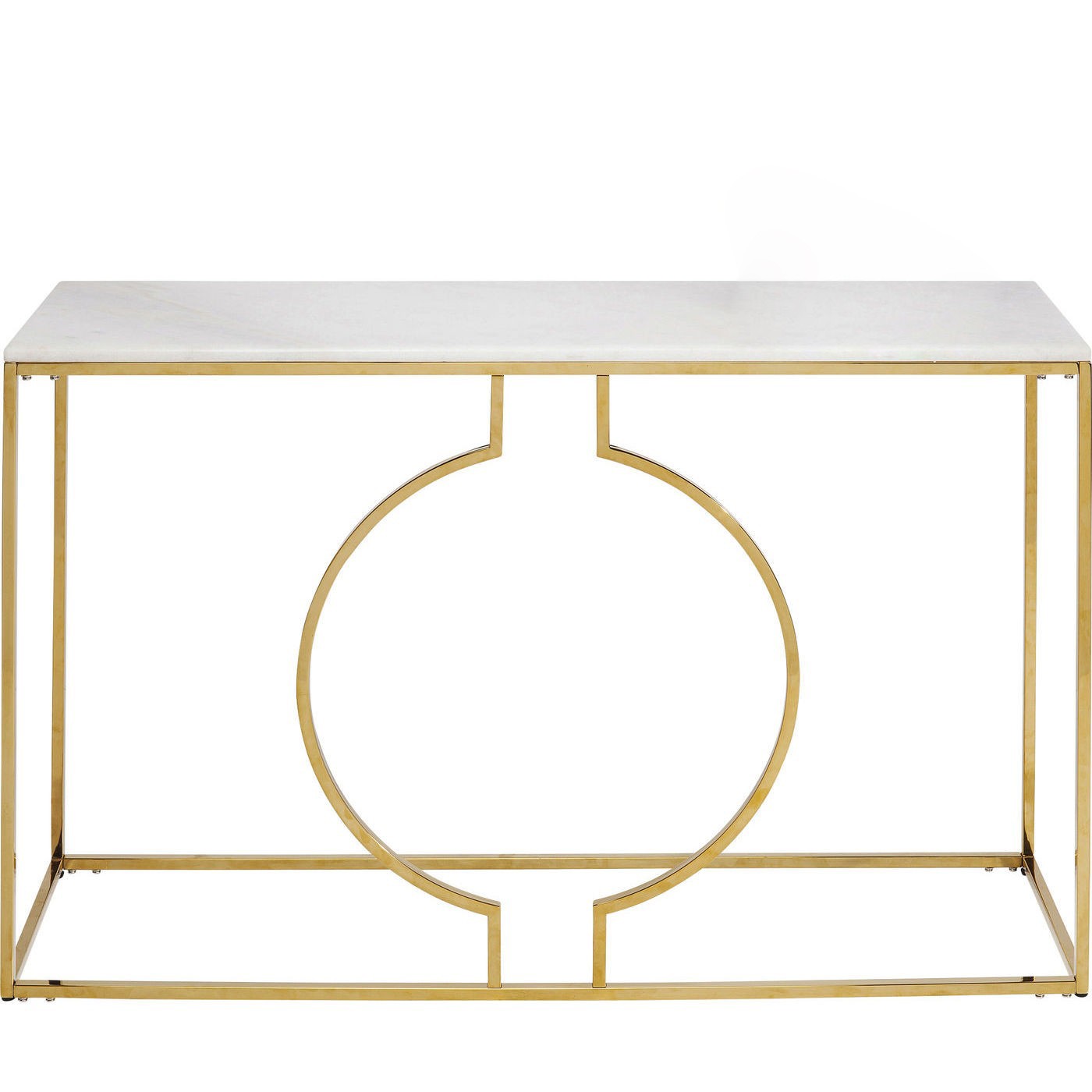 Kare Design Console Miami Loft wit en goud 120x35cm
