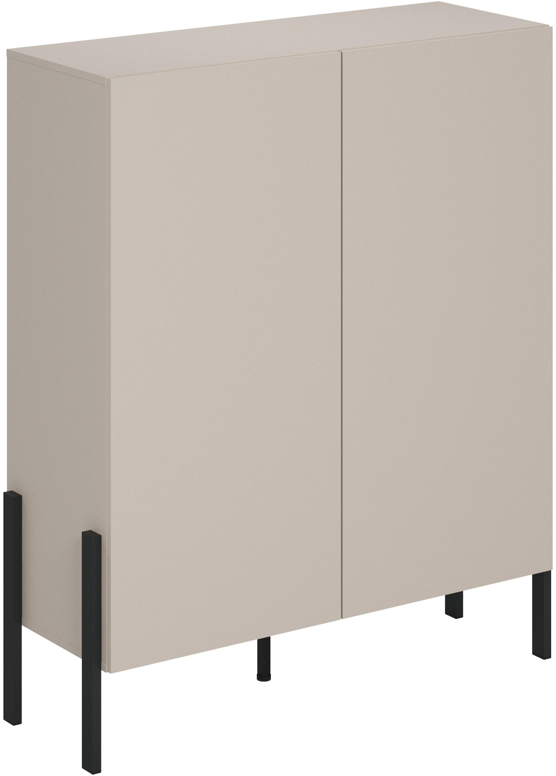 Komoda 114 cm do salonu sypialni z półkami JUKON