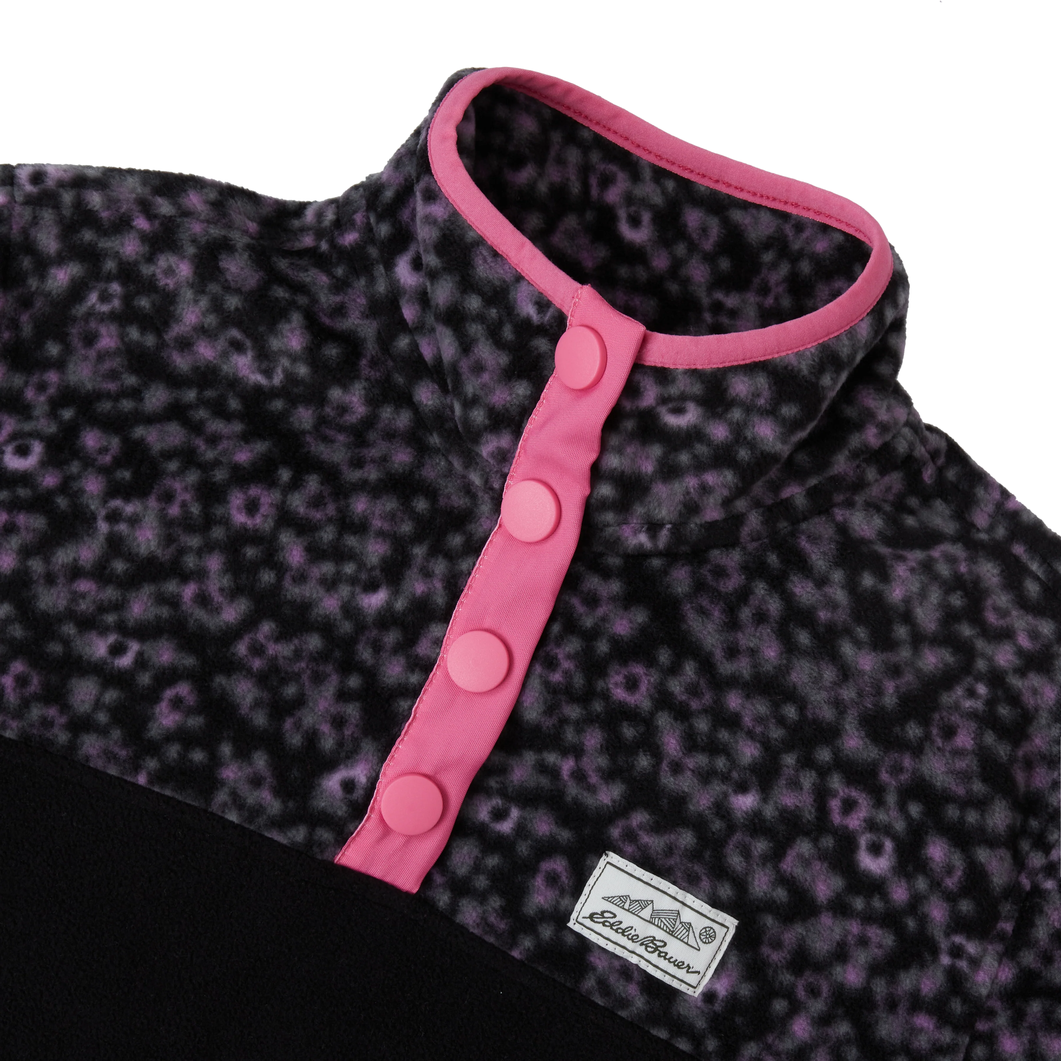 Girls' Polarfleece Quarter-Snap Pullover