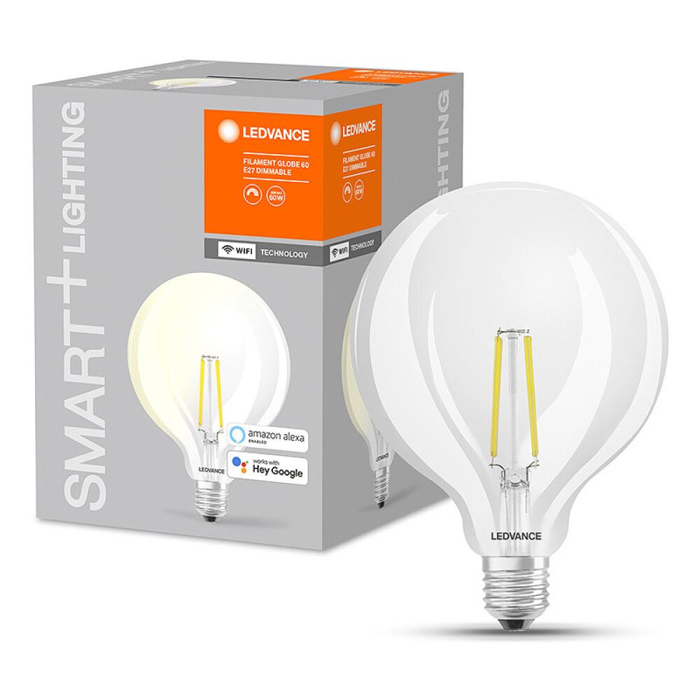 LYSPÆRE LEDVANCE SMART WIFI DIMBAR KLAR E27 6W