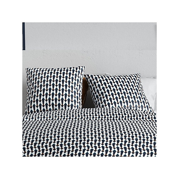 Housse de couette 260x240 GEO   2 taies coton 57 fils