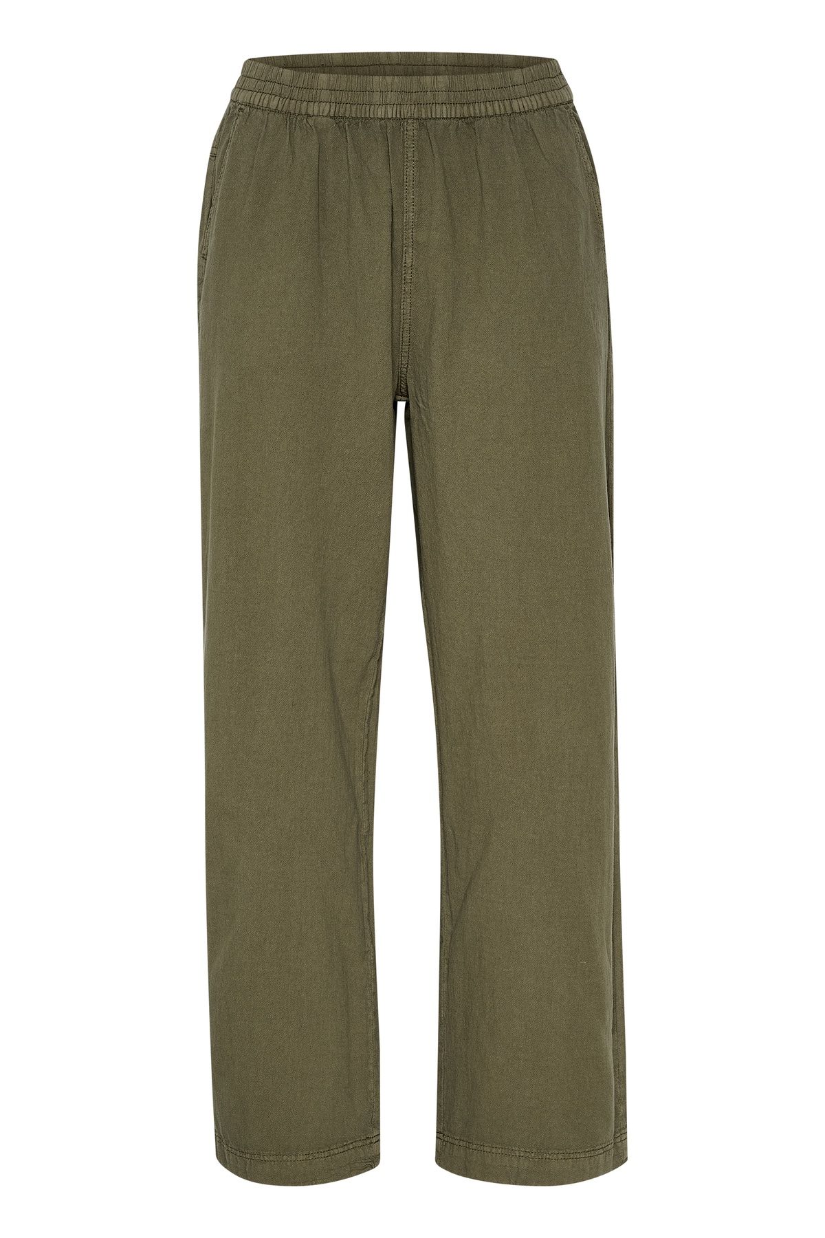 Kaffe Naya Elastic Waist Casual Wide Trousers