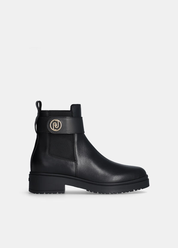 Stivaletti beatles in pelle