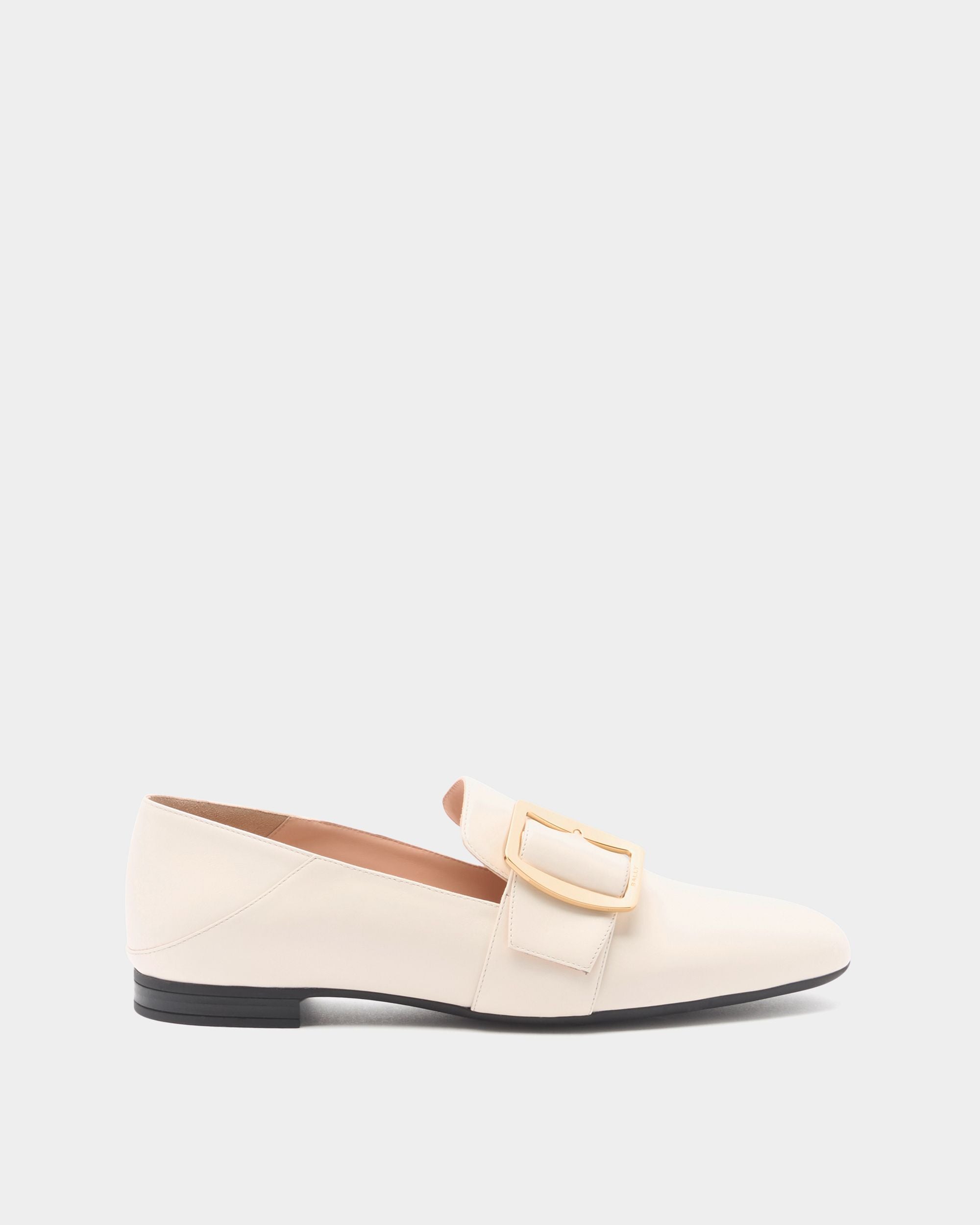 Bally Boucle Slipper Aus Leder In Elfenbein