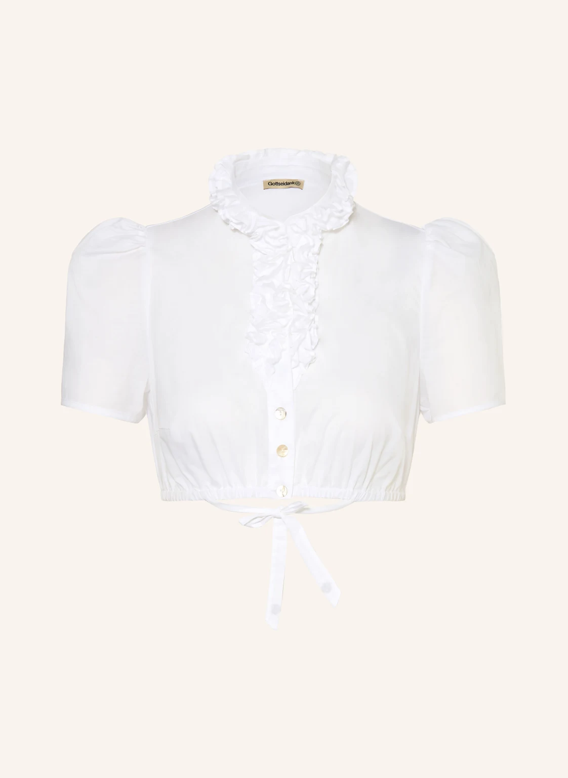 Gottseidank Dirndlbluse DAPHNE mit Rüschen