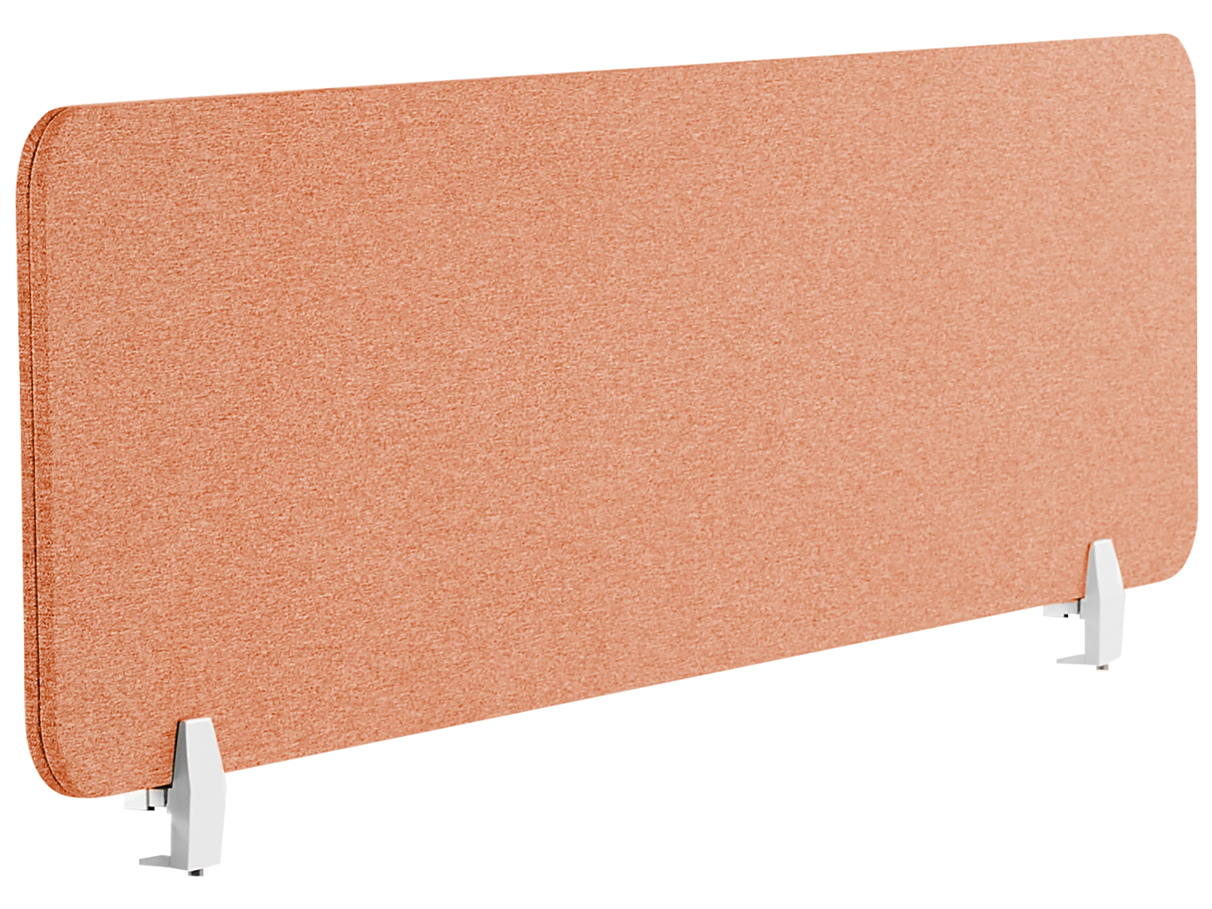 Desk Screen WALLY 130 x 40 cm Light Red
