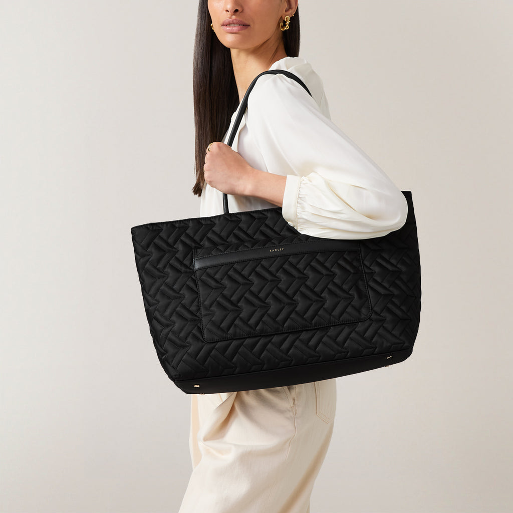 Holland Park - Fabric Large Ziptop Tote