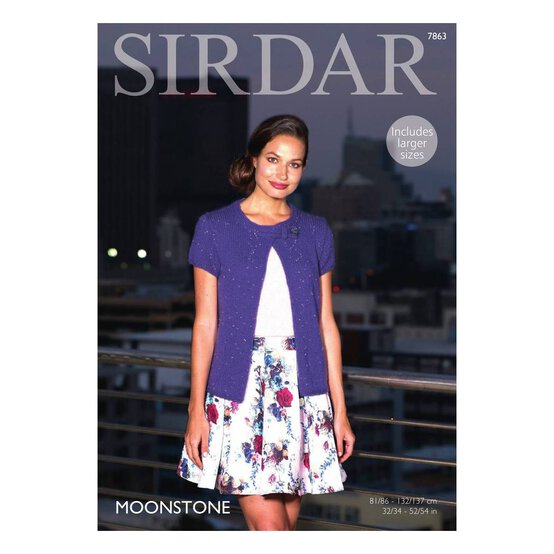 Sirdar Moonstone Cardigan Digital Pattern 7863
