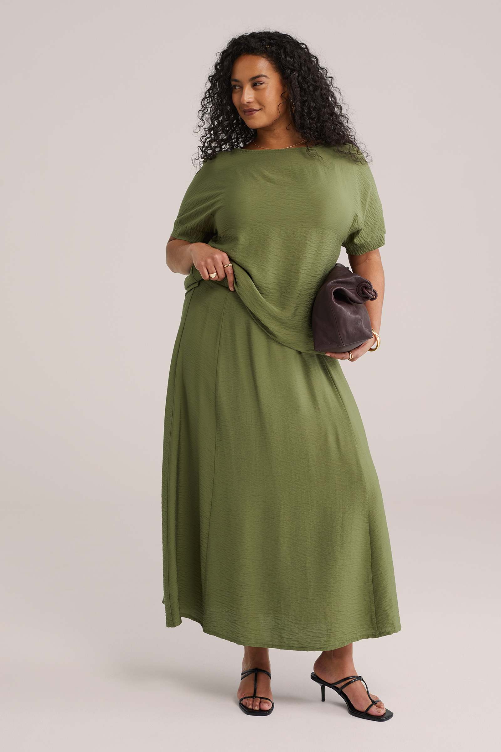 Dames midi rok - Curve