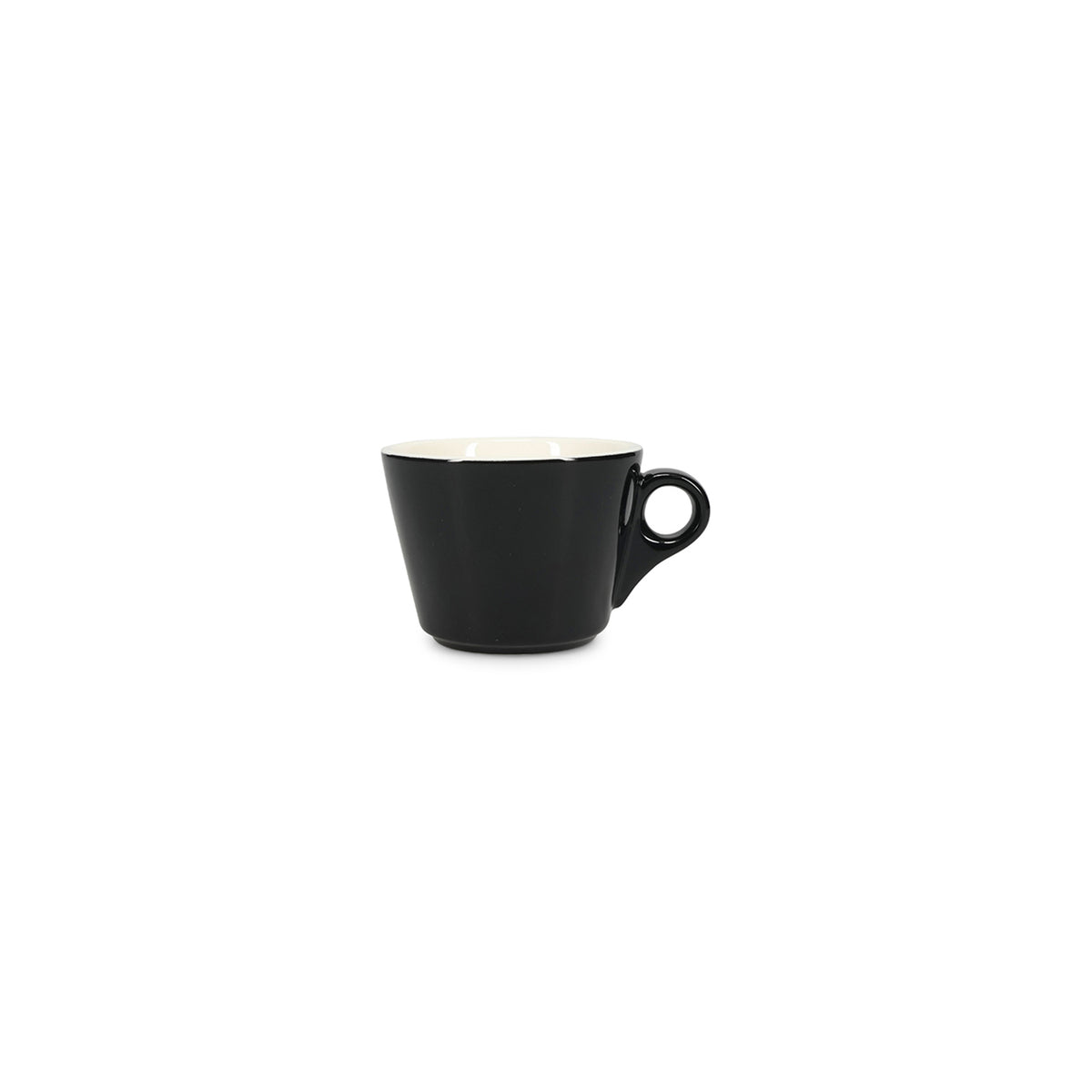 Bonbistro - Kop 16cl zwart Barista - Set van 6