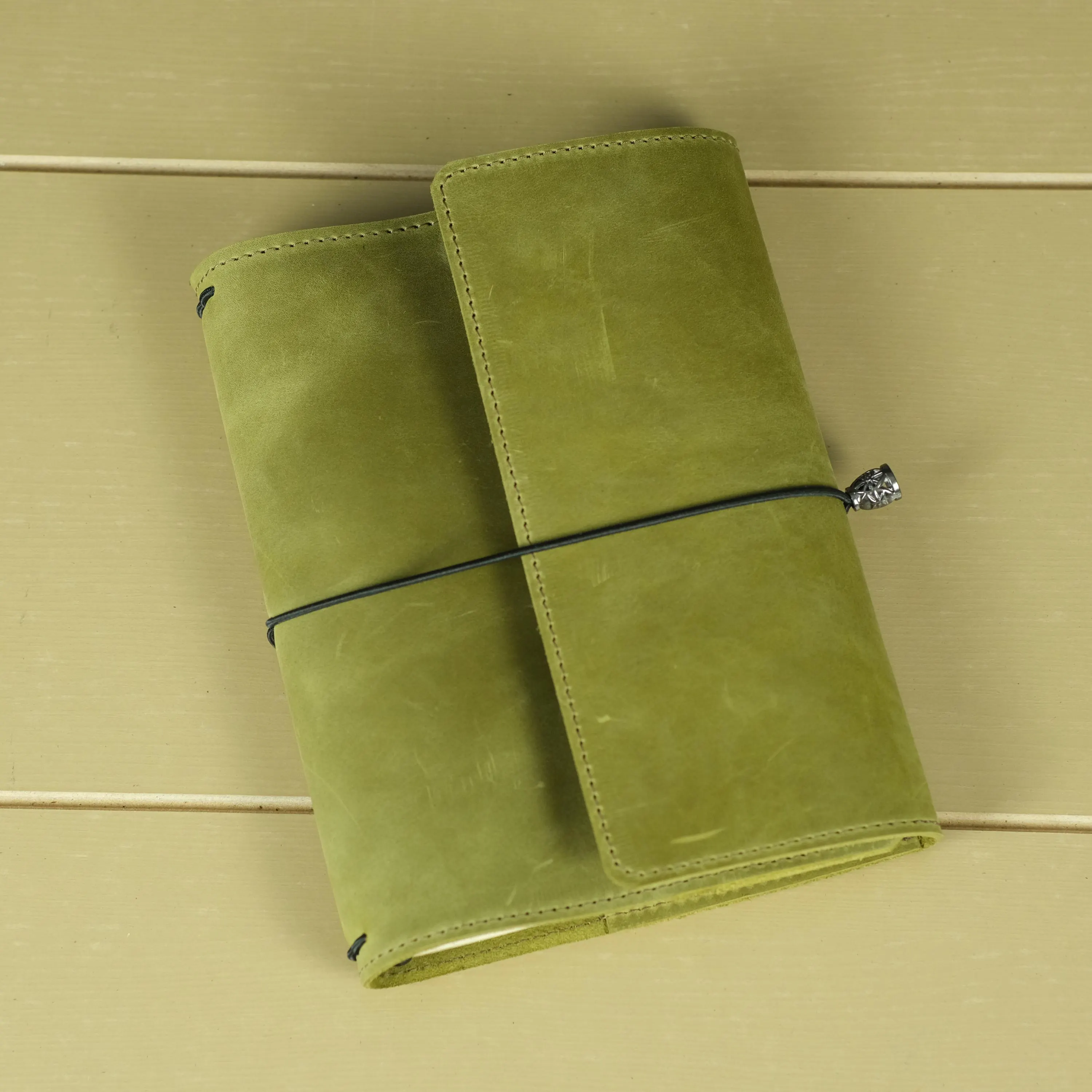 Custom Leather Notebook Cover, Personalized Journal Cover with Pockets, Refillable A5 A4 Travel Notebook with Pen Holder, Gift for Teacher