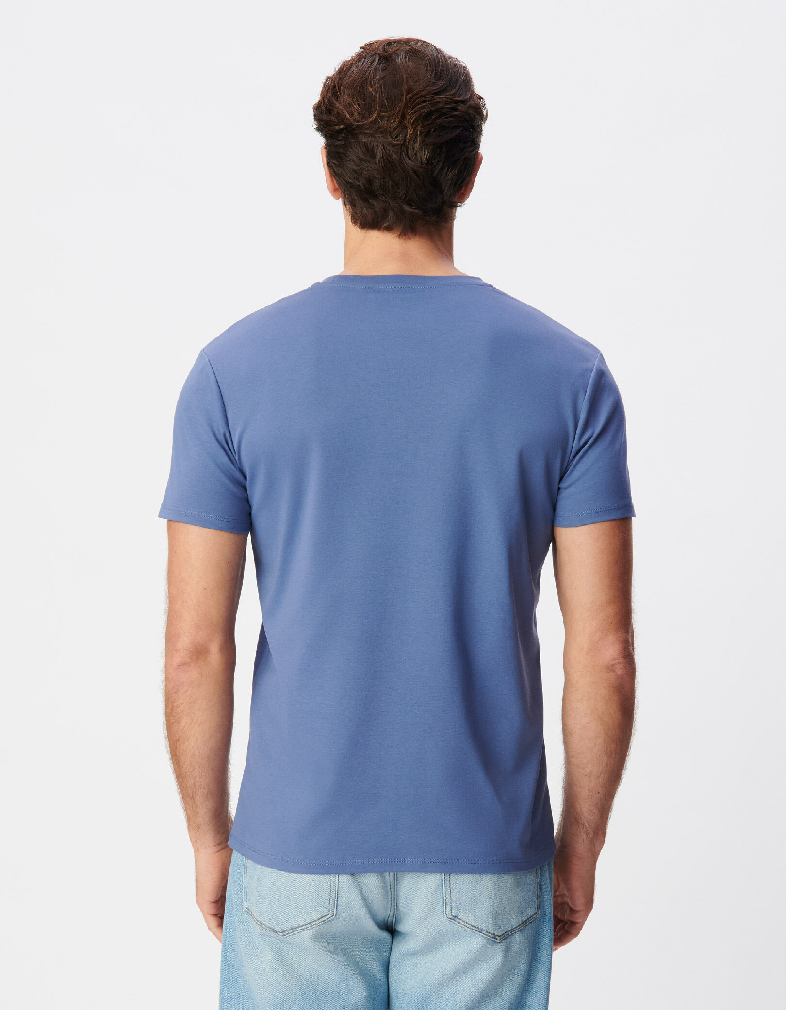 T-shirt lilas détail logo ABSOLUTE DRY Homme