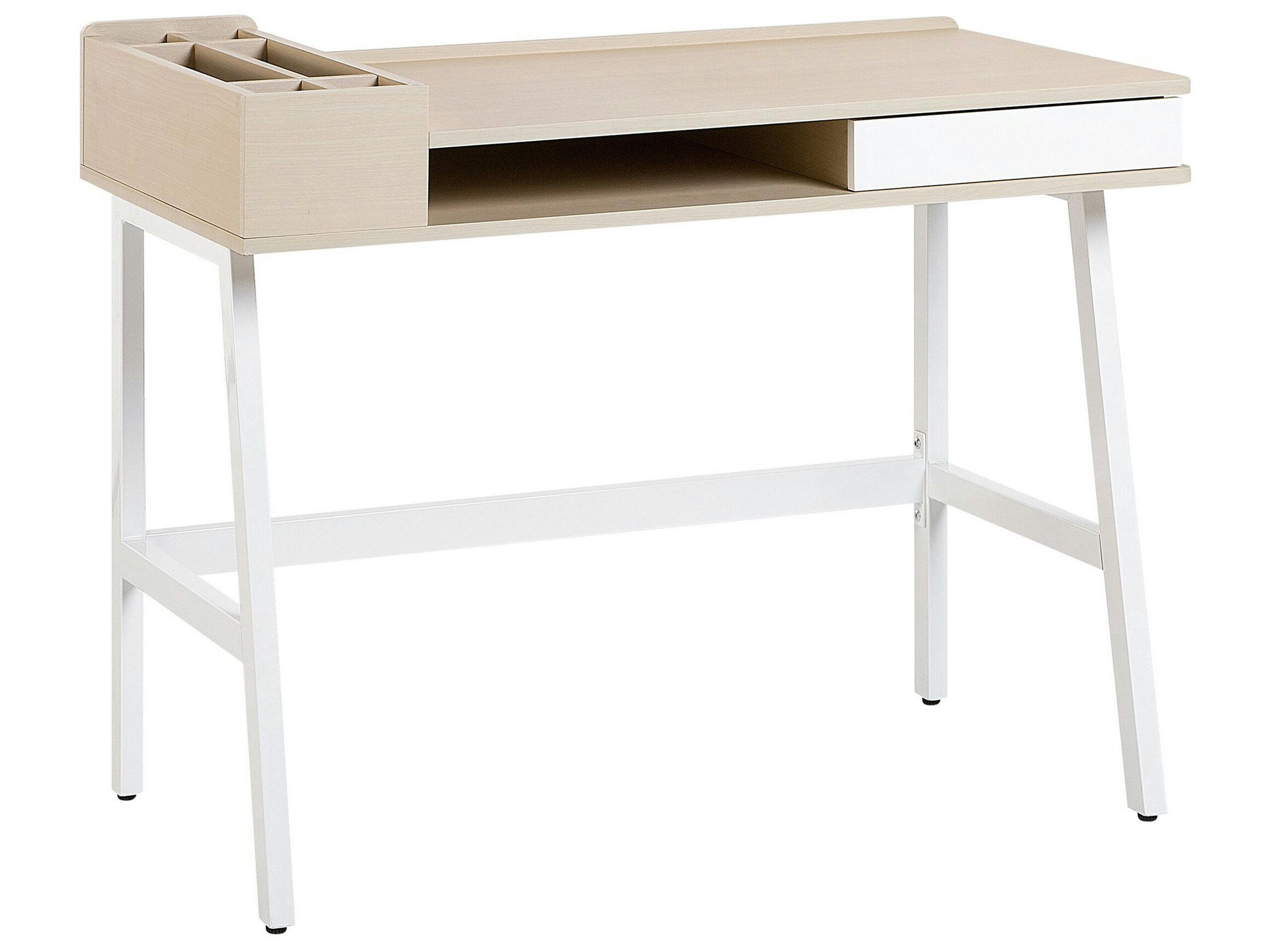PARAMARIBO - Bureau blanc bois 100 x 55 cm
