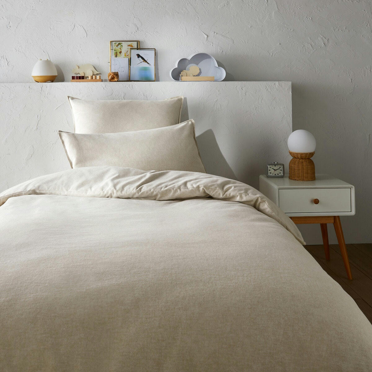 Housse de couette enfant, flanelle coton, Clara