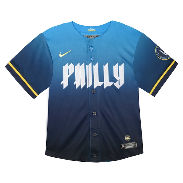 Bryce Harper Philadelphia Phillies Nike Toddler 2024 City Connect Limited Player Jersey - Blue
