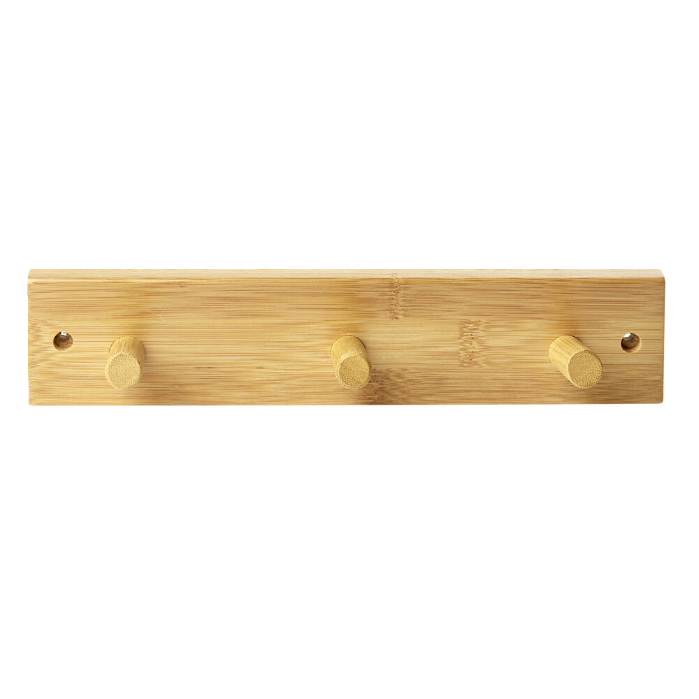Patère bambou 3 têtes 29x7xH6cm