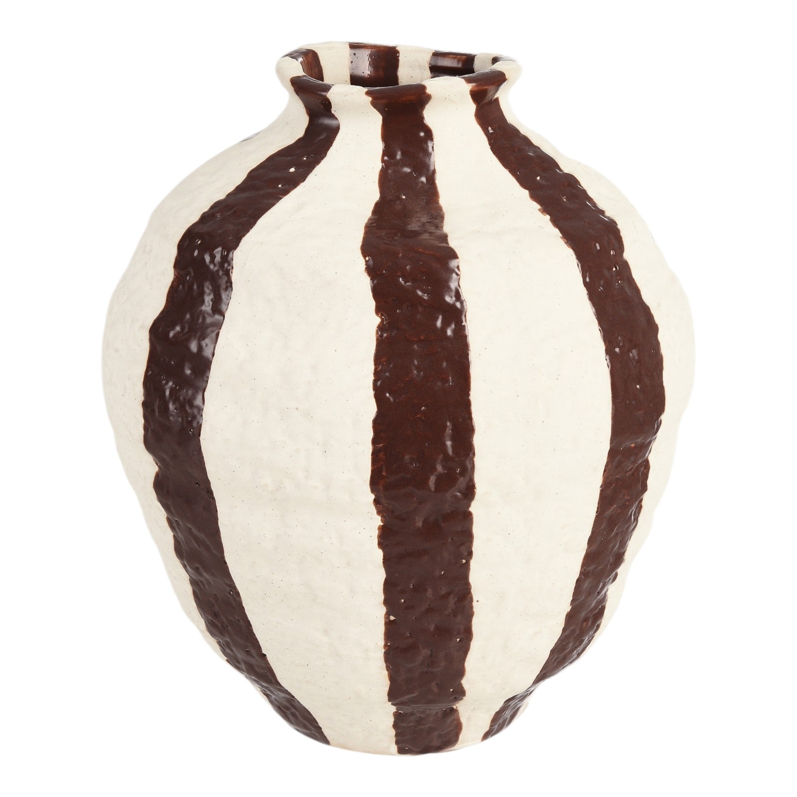 Vase Ballon Braun, ⌀ 17.5 cm, H 210 mm