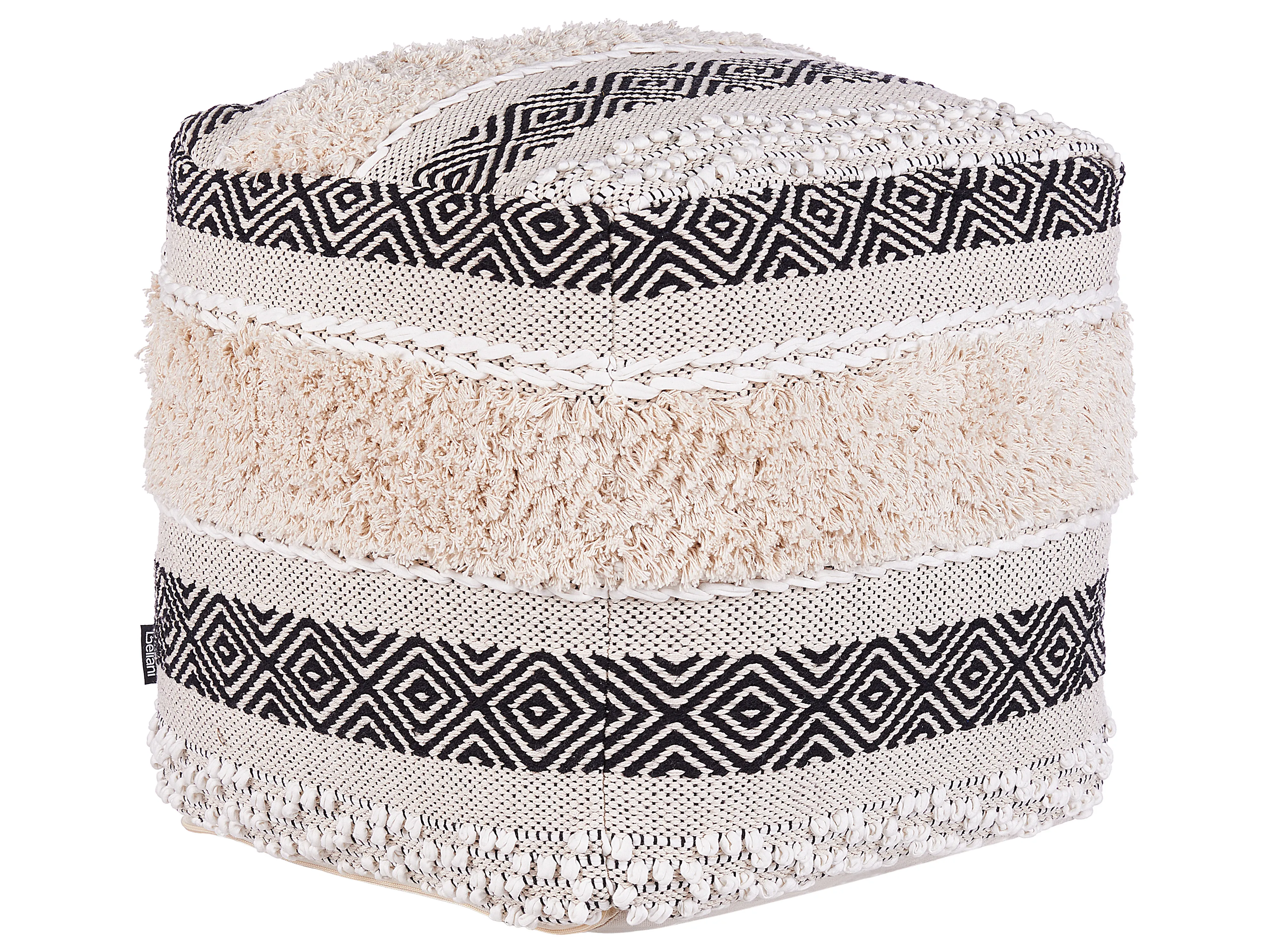 Pouffe KANAM Cotton Light Beige