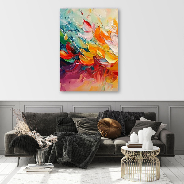 Feeby Obraz na płótnie, Kolorowa Nowoczesna Abstrakcja 40x60