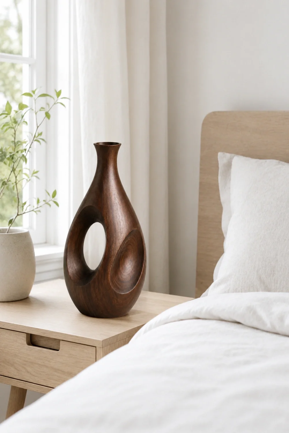 Vase Wood Sculpture #WG120