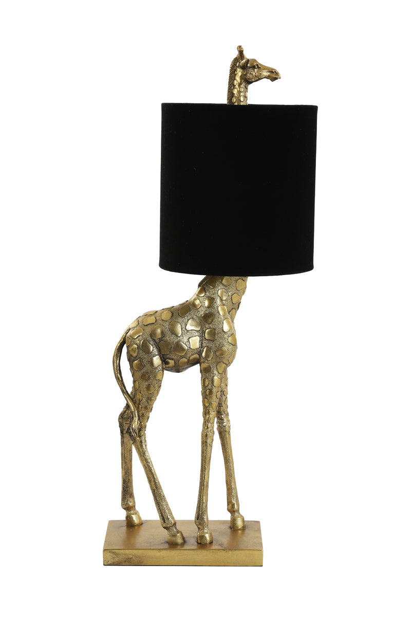 Light & Living tafellamp GIRAFFE - 28x20x68cm - brons