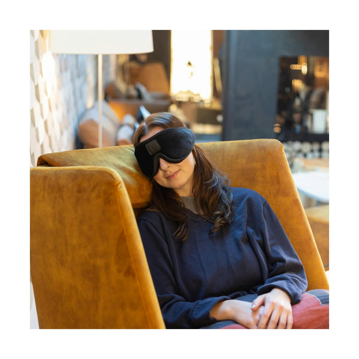 - Masque de sommeil écouteurs compatible Bluetooth®