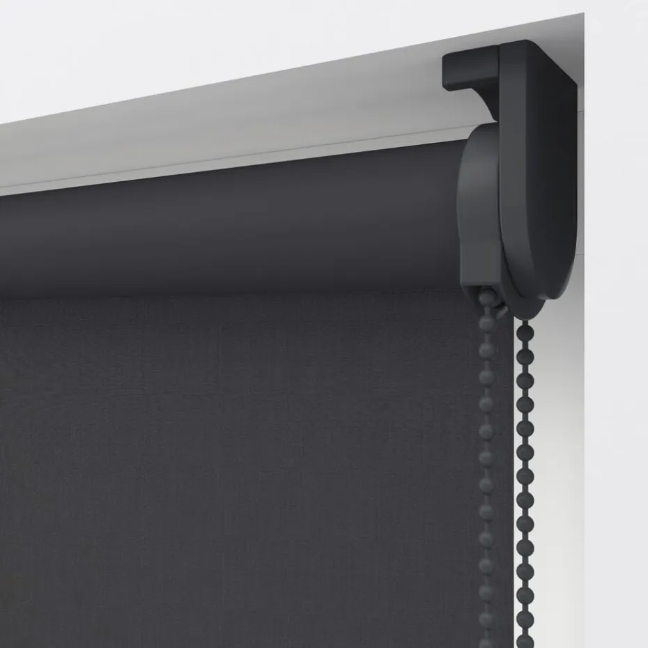 Kwantum Rolgordijnen | Fenstr Rolgordijn Liz  Lichtdoorlatend Antraciet