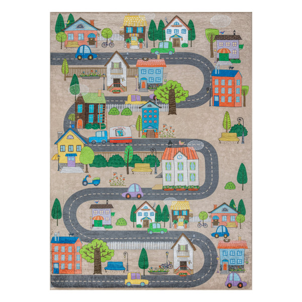 Dywan do prania BAMBINO 34600 Miasto, ulice, uliczki dla 80x150 cm