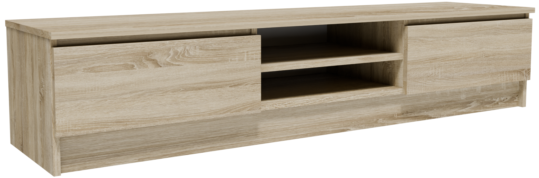 Szafka RTV 2D1P160SON sonoma 160cm duży stolik pod telewizor komoda regał
