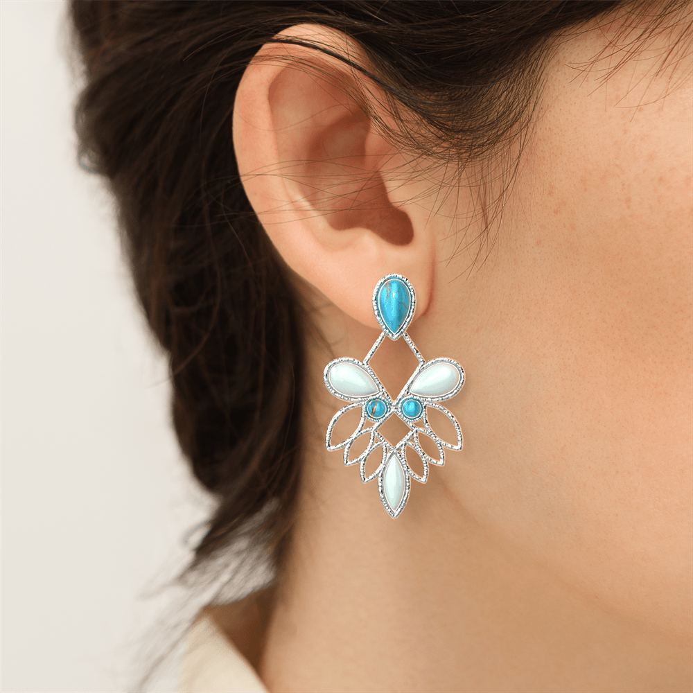 Boucles d'oreilles Rosace