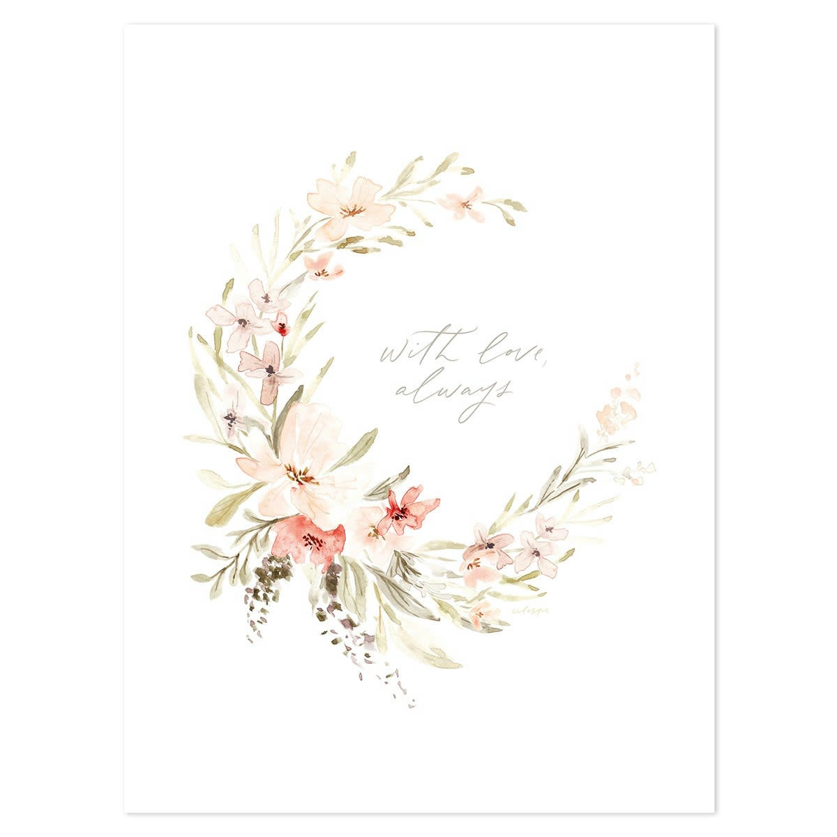 APPOLINE - Affiche fleuries en Papier Multicolore