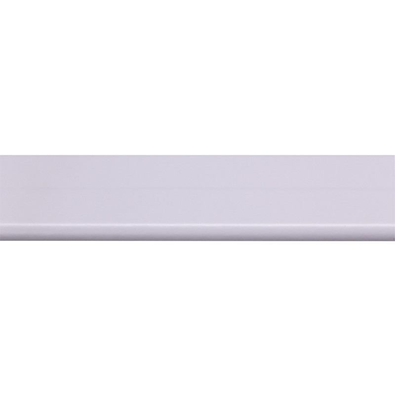 Profilé d'angle pliable en MDF blanc 260 x 2,1 x 2,1 cm