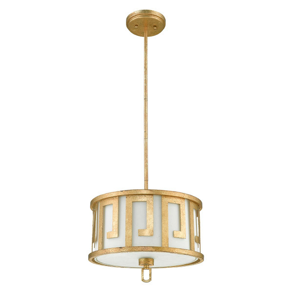 Lampa wisząca postarzane złoto Lemuria 2xE27x60W Gilded Nola