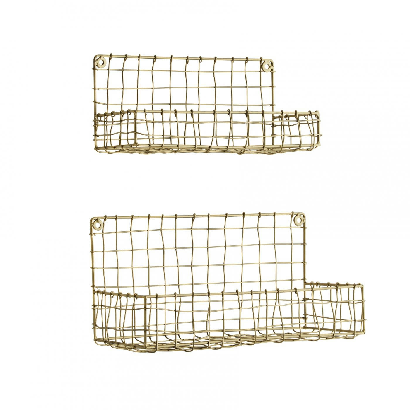 - Lot de 2 Etagères en Fils de Fer