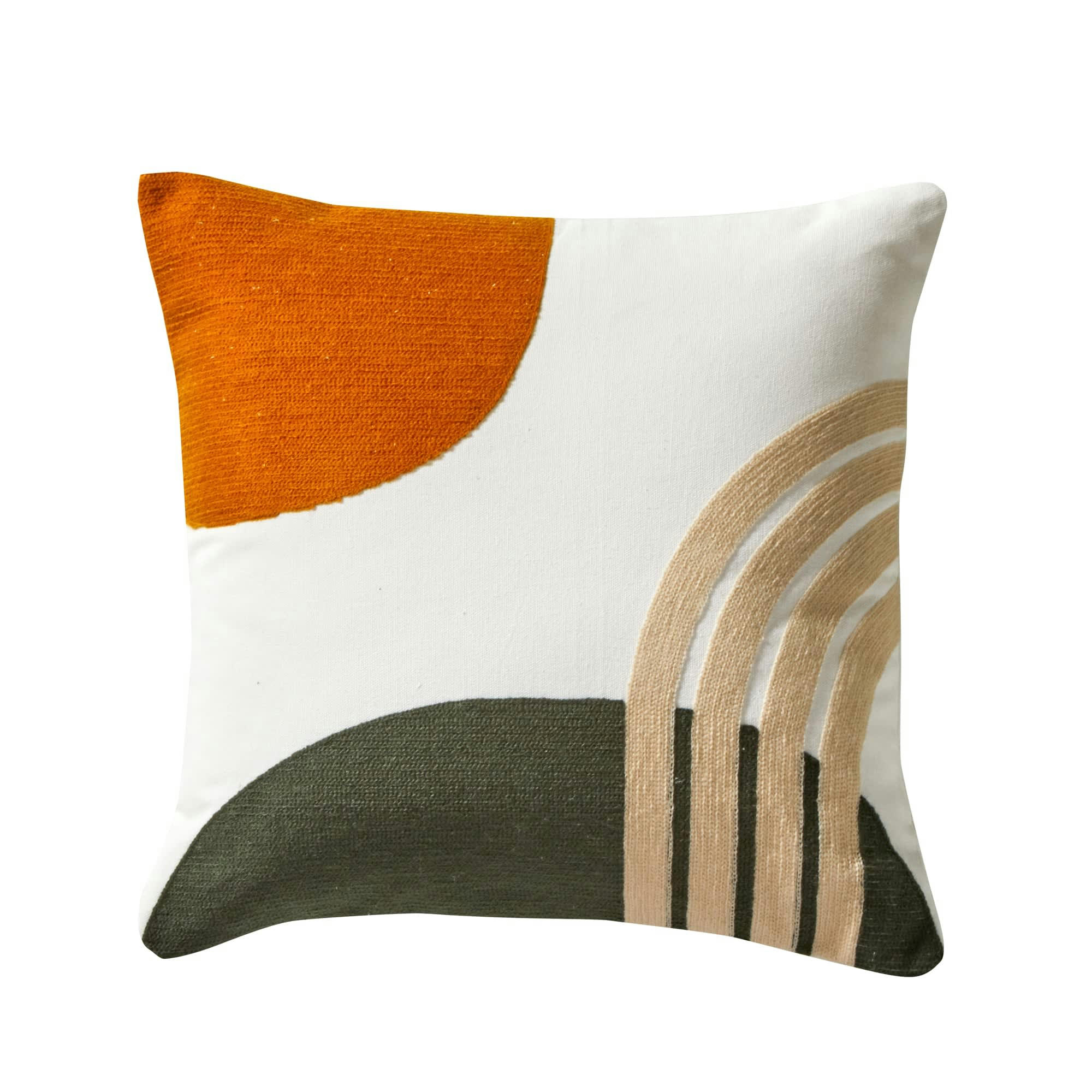 CURVY - Coussin multicolore 40x40 en coton