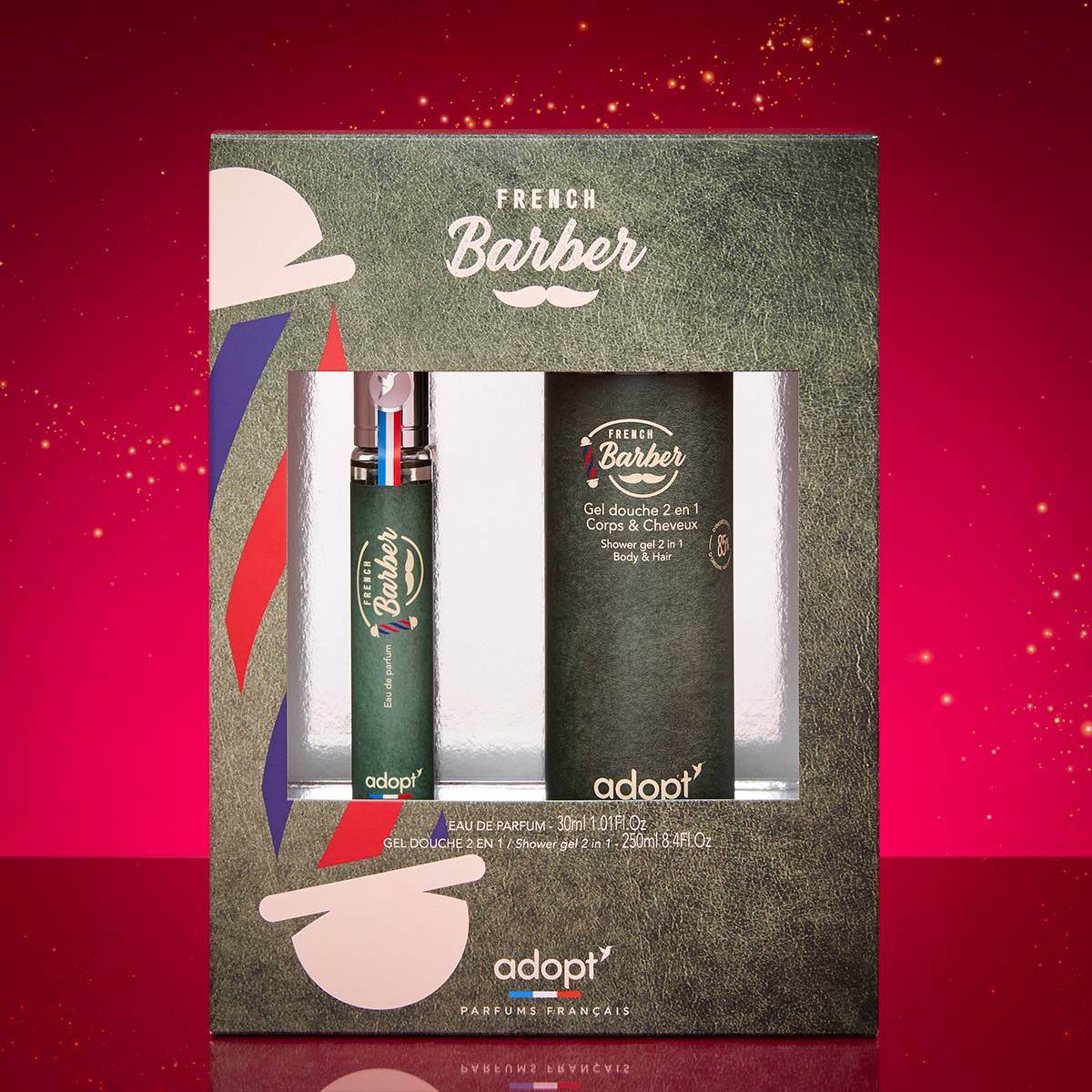 French BarberCoffret eau de parfum 30 ml   gel douche 250 ml