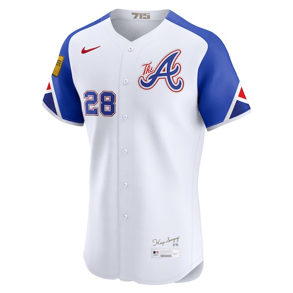 Matt Olson Atlanta Braves Nike City Connect Elite Jersey - White