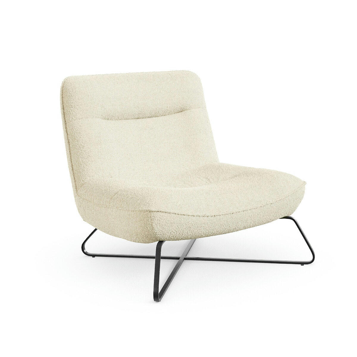 Fauteuil tissu bouclette, Helma