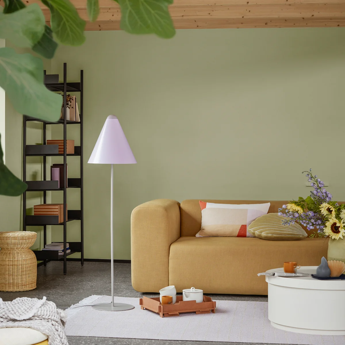 Broste Copenhagen - Lagoon 3-Sitzer Sofa, hellblau