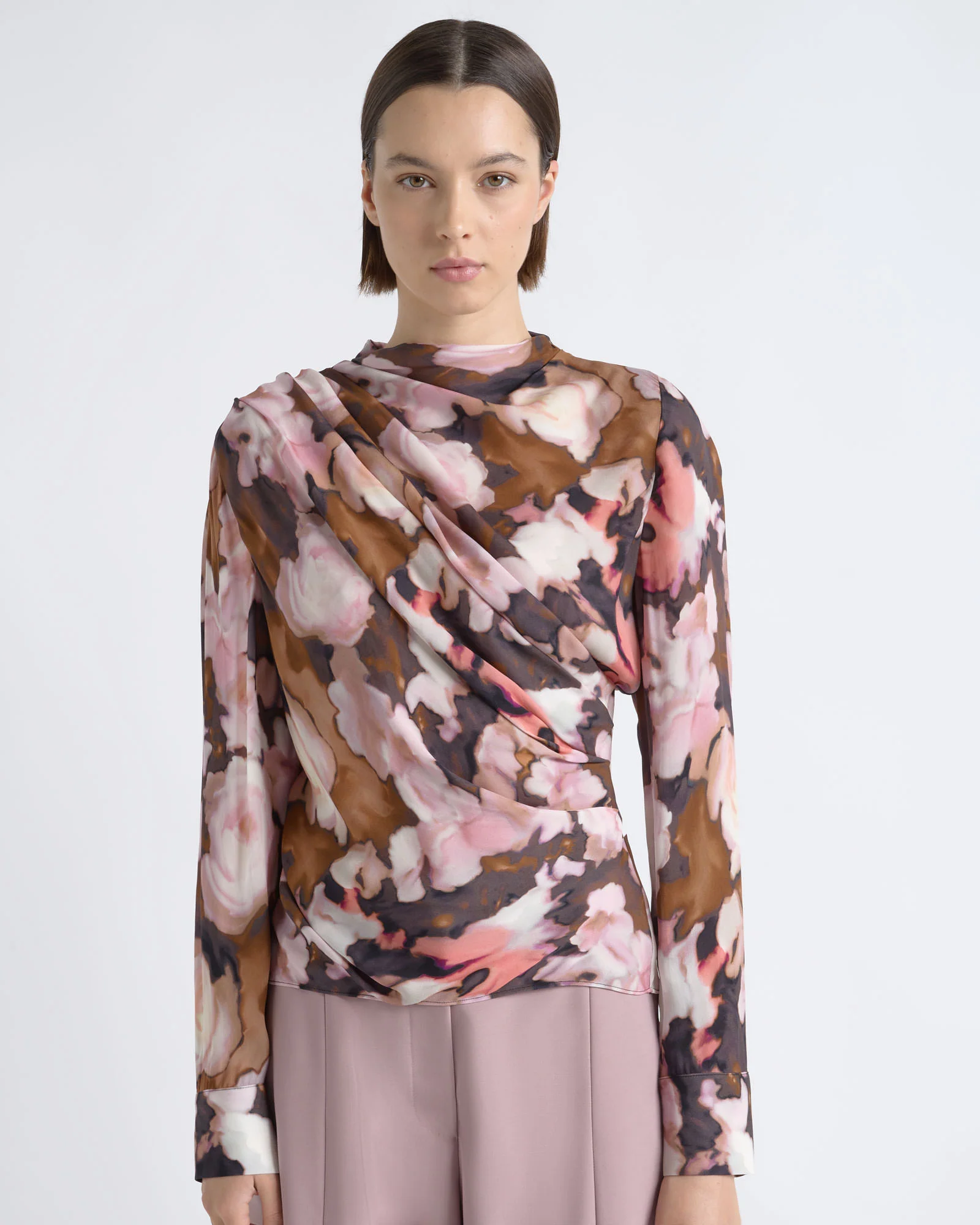 Print Drape Top