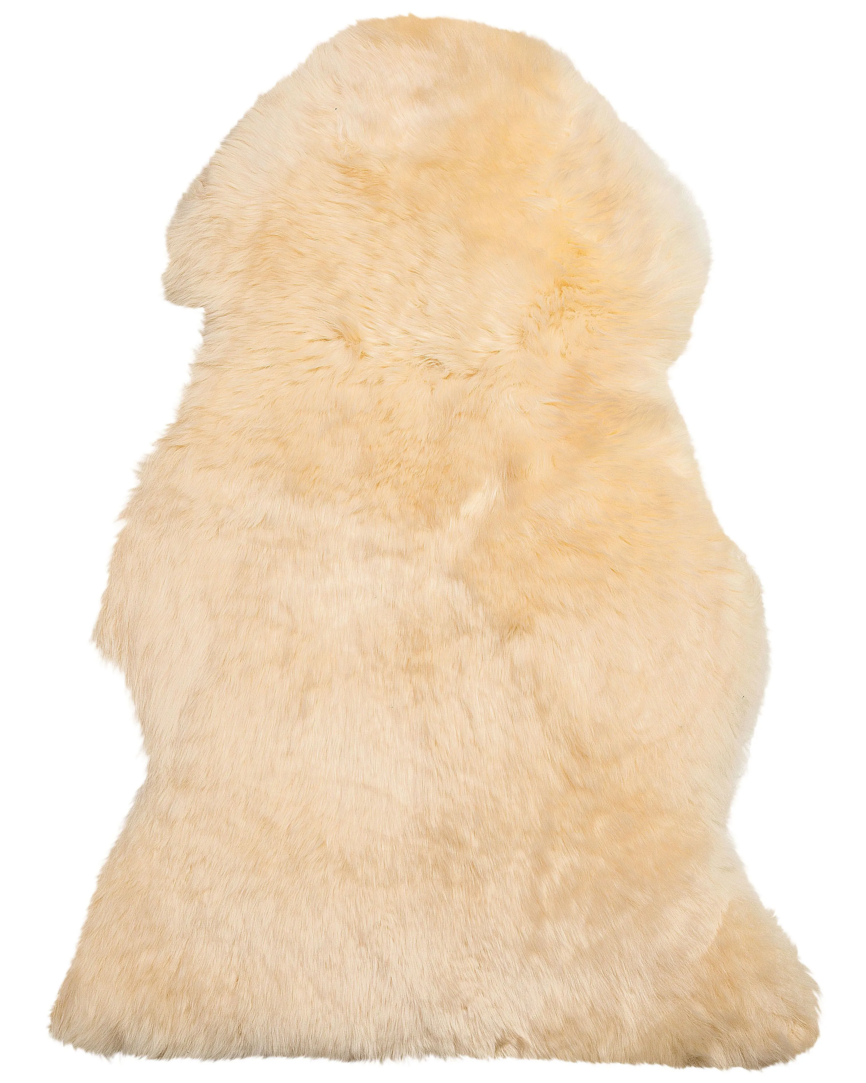 Sheepskin Rug ULURU Beige 65 x 110 cm