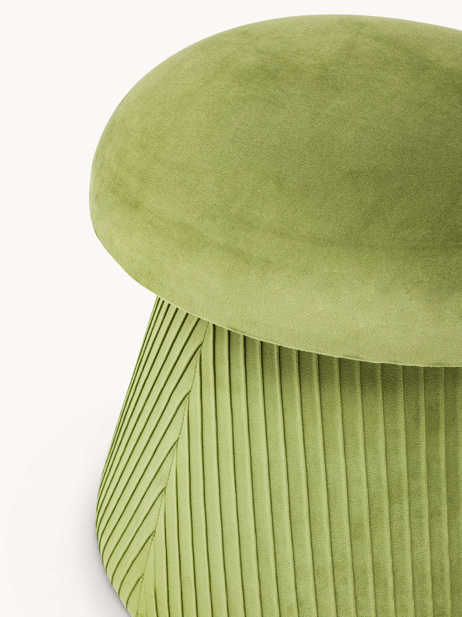 Sgabello in velluto Mushroom