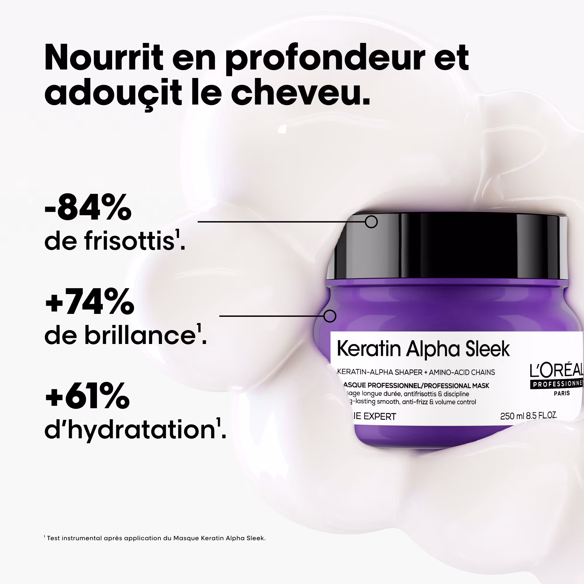 KERATIN ALPHA SLEEKMasque disciplinant