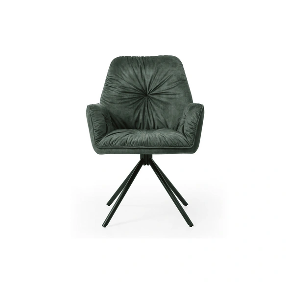 Stuhl, Höhe: 90 cm, dunkelgruen/schwarz